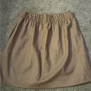 J. Crew Tan Mini Skirt